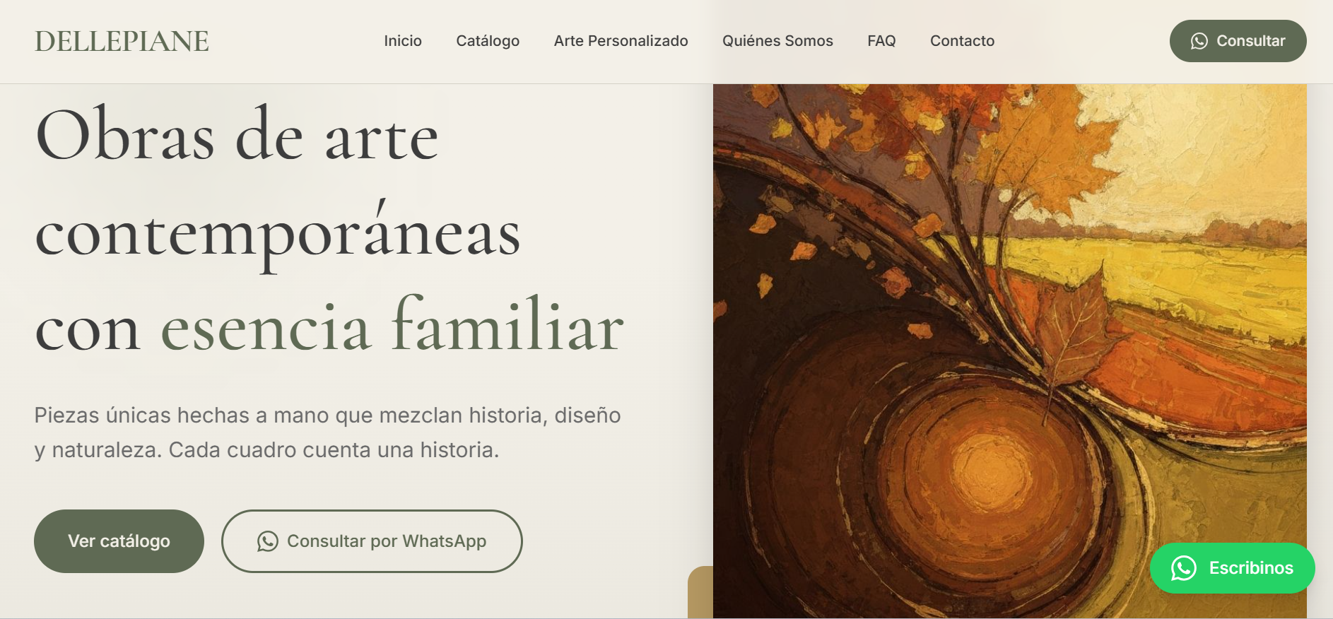 dellepianeobrasdearte.com